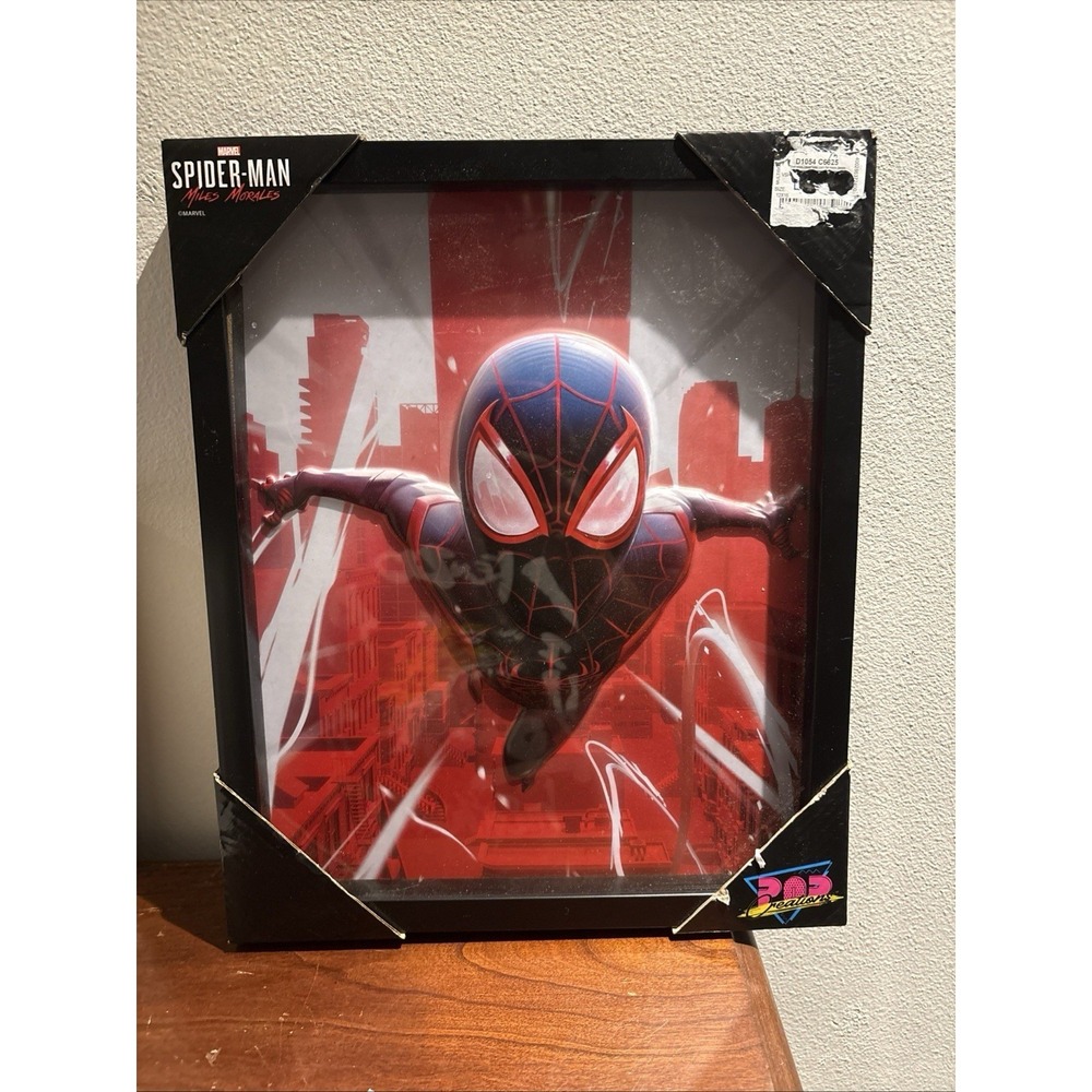 MARVEL 3D Wall Art - Miles Morales SPIDER-MAN by Pop Creations - 20x16
